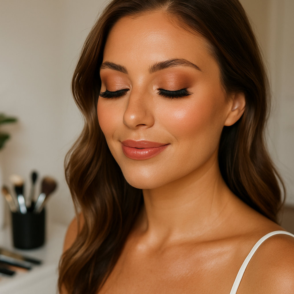 Signature Natural Bronzed Makeup Style by Leah Rose